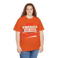 Keep America Safe From Democrats Unisex Heavy Cotton Tee