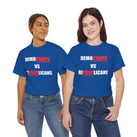 Democraps VS Repooplican Unisex Heavy Cotton Tee