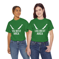Leg Rest Area Unisex Heavy Cotton Tee
