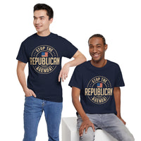 Stop The Republican Agenda! Unisex Heavy Cotton Tee
