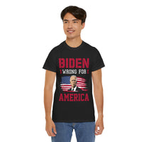 Biden Wrong for America Unisex Heavy Cotton Tee