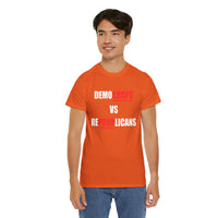 Democraps VS Repooplican Unisex Heavy Cotton Tee