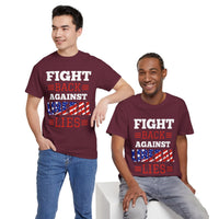 Fight Back Against Liberal Lies Unisex Heavy Cotton Tee