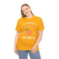 I Like Big Peaches I Can't Lie Unisex Heavy Cotton Tee