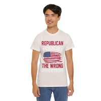 Republican Policies The Wrong Direction Unisex Heavy Cotton Tee