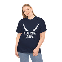 Leg Rest Area Unisex Heavy Cotton Tee