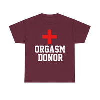 Orgasm Donor Unisex Heavy Cotton Tee