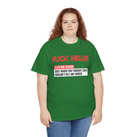 Fuck News Unisex Heavy Cotton Tee