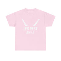 Leg Rest Area Unisex Heavy Cotton Tee