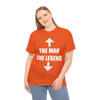 The Man The Legend Unisex Heavy Cotton Tee