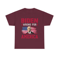 Biden Wrong for America Unisex Heavy Cotton Tee