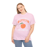 I Like Big Peaches I Can't Lie Unisex Heavy Cotton Tee