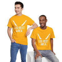 Leg Rest Area Unisex Heavy Cotton Tee