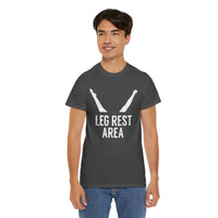 Leg Rest Area Unisex Heavy Cotton Tee