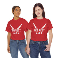 Leg Rest Area Unisex Heavy Cotton Tee