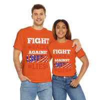 Fight Back Against Liberal Lies Unisex Heavy Cotton Tee