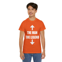 The Man The Legend Unisex Heavy Cotton Tee