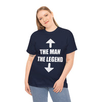 The Man The Legend Unisex Heavy Cotton Tee