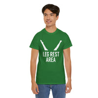 Leg Rest Area Unisex Heavy Cotton Tee
