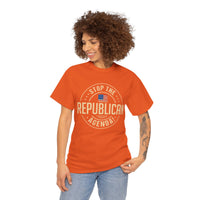 Stop The Republican Agenda! Unisex Heavy Cotton Tee