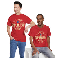 Stop The Republican Agenda! Unisex Heavy Cotton Tee