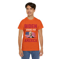 Biden Wrong for America Unisex Heavy Cotton Tee