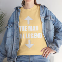The Man The Legend Unisex Heavy Cotton Tee