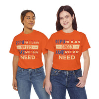 Republican Greed American Need Unisex Heavy Cotton Tee