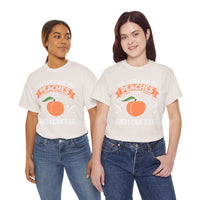 I Like Big Peaches I Can't Lie Unisex Heavy Cotton Tee