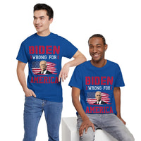 Biden Wrong for America Unisex Heavy Cotton Tee