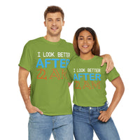 I Look Better After 2 AM Unisex Heavy Cotton Tee