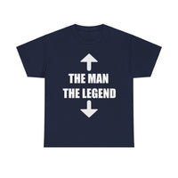 The Man The Legend Unisex Heavy Cotton Tee