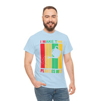 I Make The Planties Wet Unisex Heavy Cotton Tee