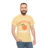 I Like Big Peaches I Can't Lie Unisex Heavy Cotton Tee