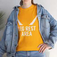 Leg Rest Area Unisex Heavy Cotton Tee