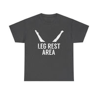Leg Rest Area Unisex Heavy Cotton Tee