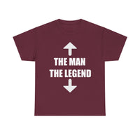 The Man The Legend Unisex Heavy Cotton Tee
