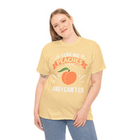I Like Big Peaches I Can't Lie Unisex Heavy Cotton Tee