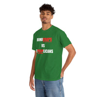 Democraps VS Repooplican Unisex Heavy Cotton Tee