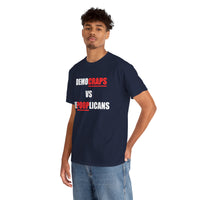 Democraps VS Repooplican Unisex Heavy Cotton Tee