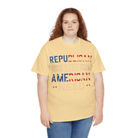 Republican Greed American Need Unisex Heavy Cotton Tee