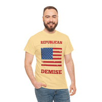 Republican Lies American Demise Unisex Heavy Cotton Tee