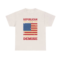 Republican Lies American Demise Unisex Heavy Cotton Tee