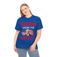 Biden Wrong for America Unisex Heavy Cotton Tee