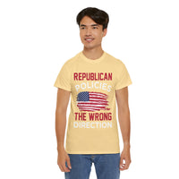 Republican Policies The Wrong Direction Unisex Heavy Cotton Tee