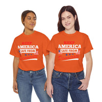 Keep America Safe From Democrats Unisex Heavy Cotton Tee