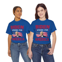 Biden Wrong for America Unisex Heavy Cotton Tee