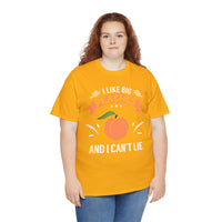 I Like Big Peaches I Can't Lie Unisex Heavy Cotton Tee