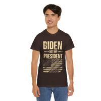 Biden Not My President Unisex Heavy Cotton Tee