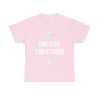 The Man The Legend Unisex Heavy Cotton Tee